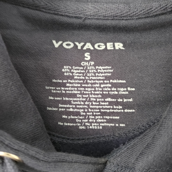 Voyager Navy hoodie Sz. Small - Picture 3 of 4